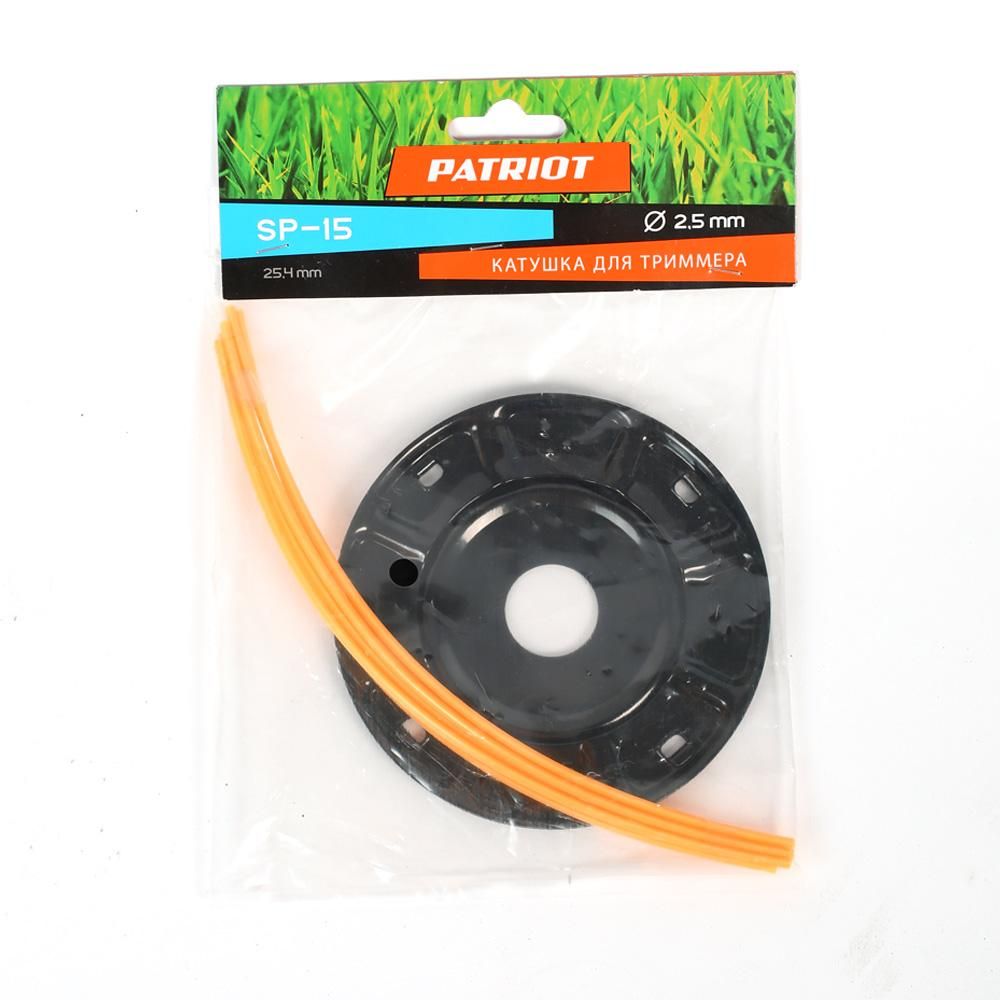 Катушка для триммера паук PATRIOT SP-15 универсальная с леской - изображение 5
