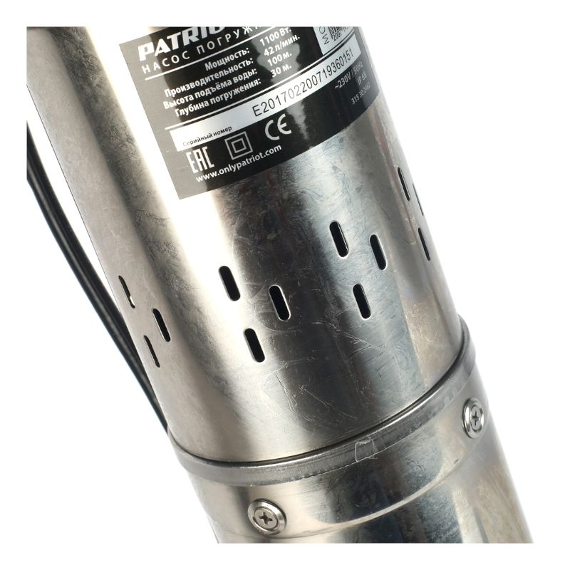 Насос для скважины погружной водяной PATRIOT SP 4250 S, 1100Вт, 2520л.час - изображение 3