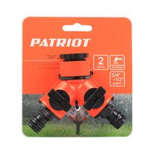 Распределитель системы полива PATRIOT TAP-2, двухканальный 1/2", 3/4" - изображение 15