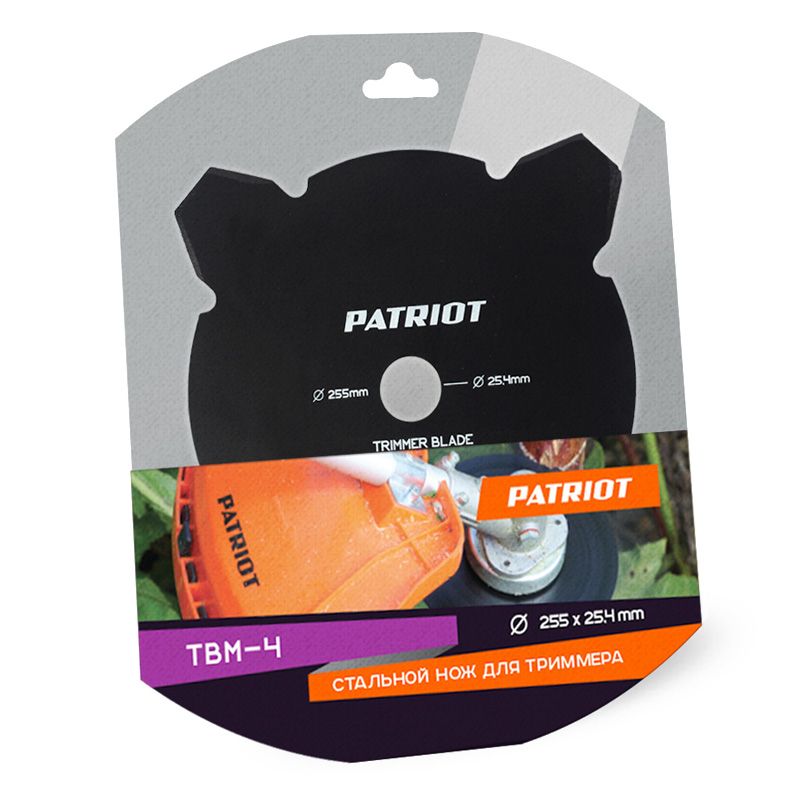 Нож для садового триммера PATRIOT TBM-4 230х25.4мм 4 зубца - изображение 3