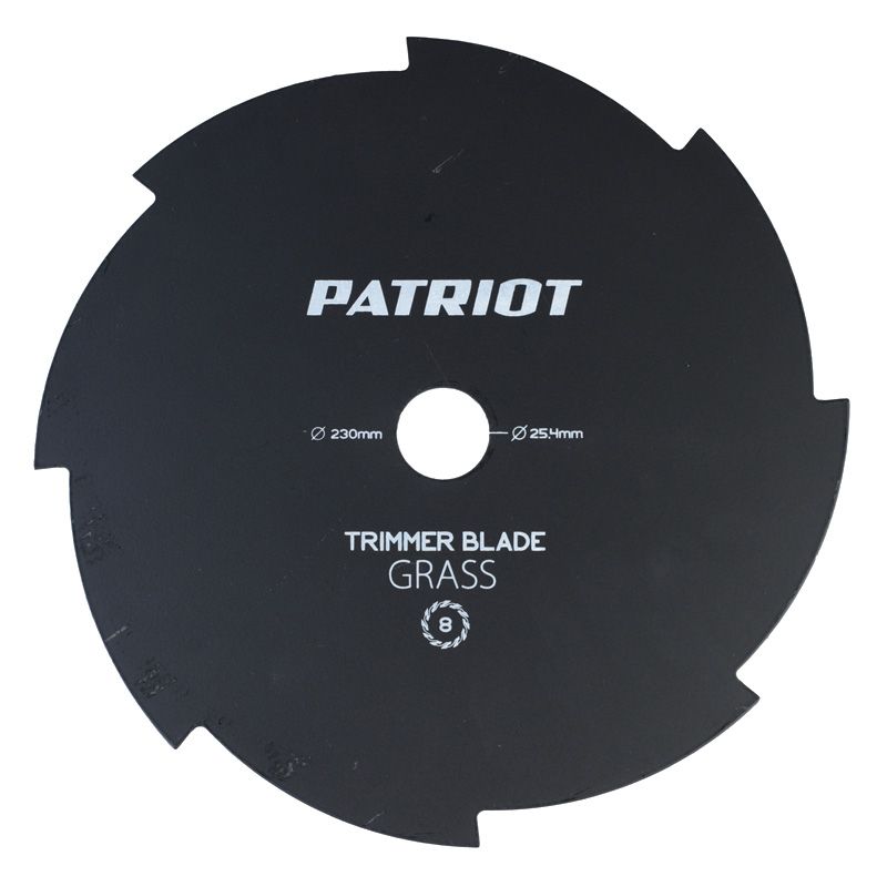 Нож для садового триммера PATRIOT TBS-8 230х25.4мм 8 зубьев