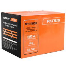 Лебедка ручная барабанная PATRIOT WH 1100B, усилие 1100 кг, трос 8м, переносная - изображение 16