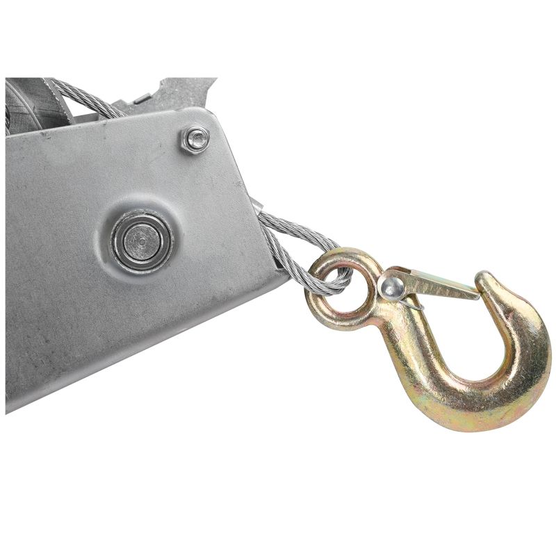 Лебедка ручная барабанная PATRIOT WH 1100B, усилие 1100 кг, трос 8м, переносная - изображение 7