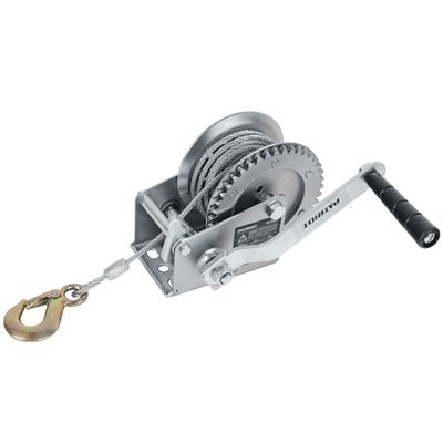 Лебедка ручная барабанная PATRIOT WH 1500B, усилие 1500 кг, трос 8м - изображение 12