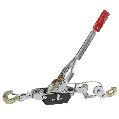 Лебедка ручная барабанная PATRIOT WH 1500B, усилие 1500 кг, трос 8м - изображение 13