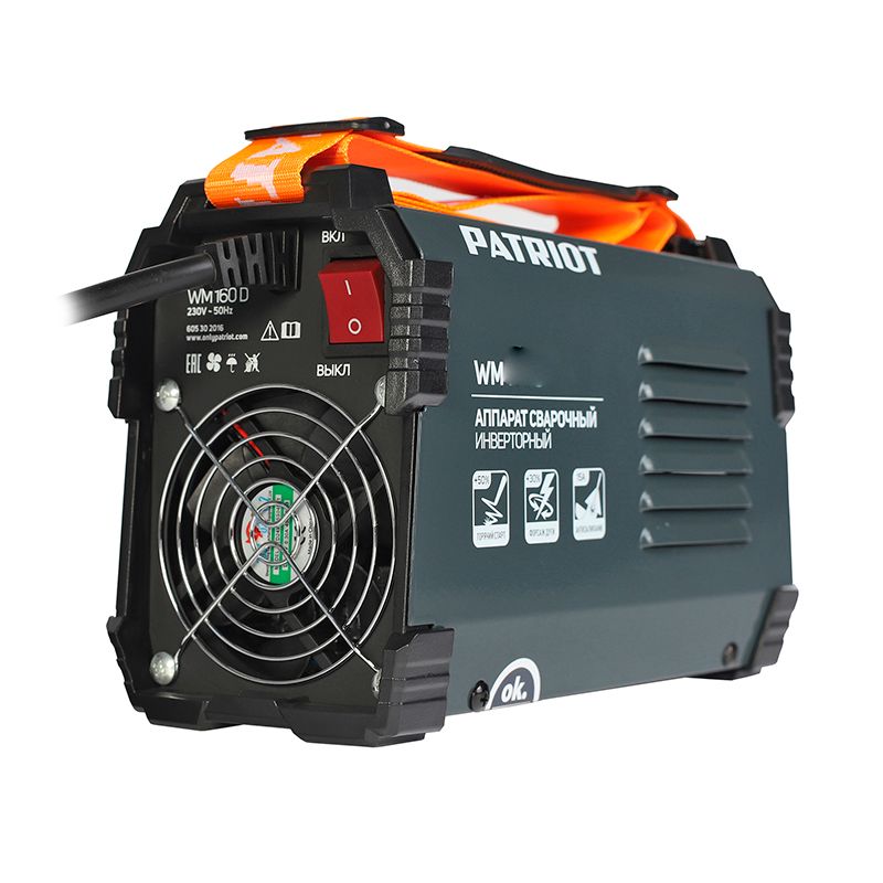Аппарат сварочный инверторный PATRIOT WM160D MMA - изображение 3