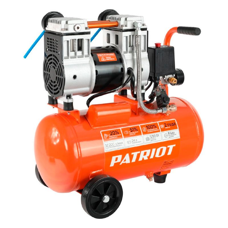 Компрессор поршневой безмасляный PATRIOT WO 24-220 - изображение 3