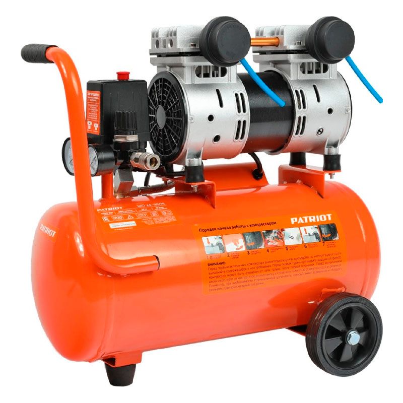 Компрессор поршневой безмасляный PATRIOT WO 24-260S - изображение 2