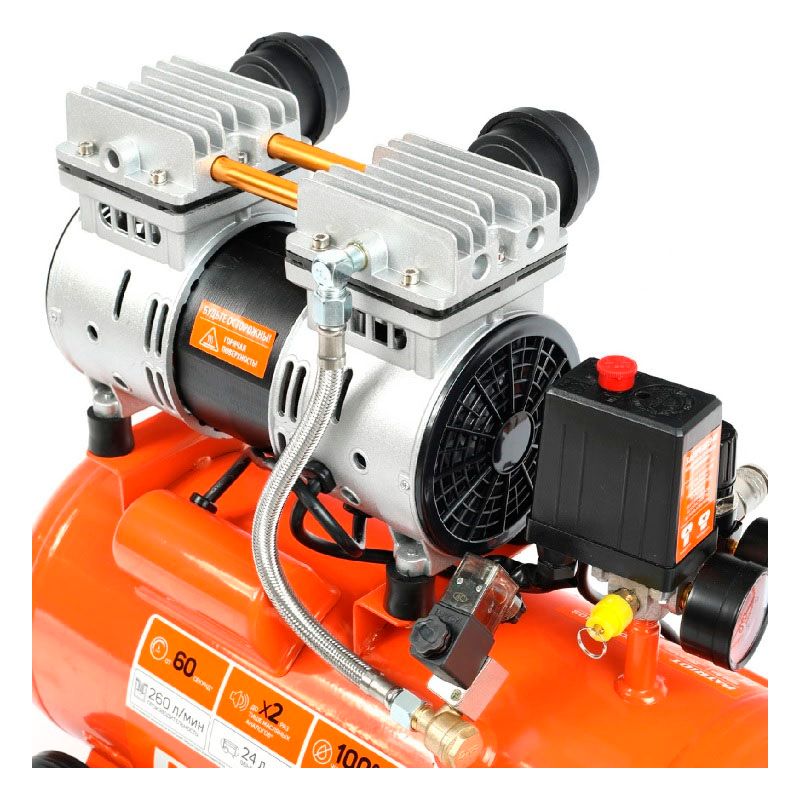 Компрессор поршневой безмасляный PATRIOT WO 24-260S - изображение 5