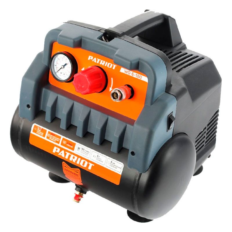 Компрессор поршневой безмасляный PATRIOT WO 6-180 - изображение 7