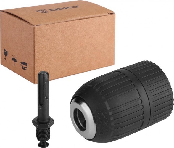 Патрон быстрозажимной для дрели DEKO CH02 и перфоратора с адаптером sds+; 1/2-20 мм; 1,5-13  065-0799