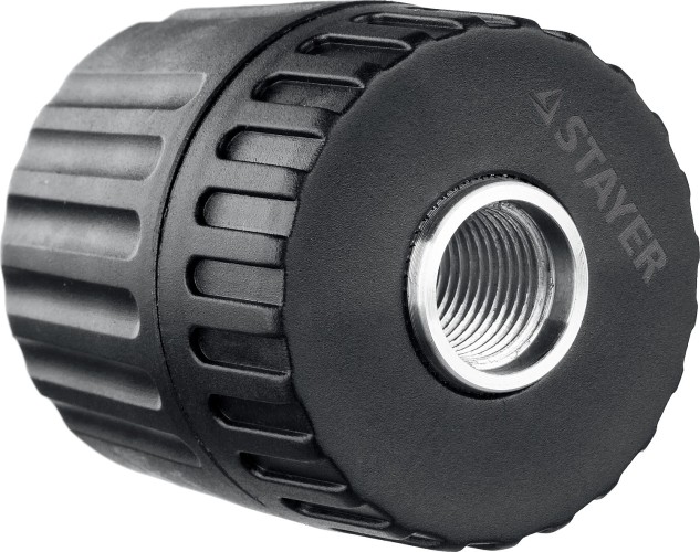 Патрон быстрозажимной для дрели STAYER MASTER 10 мм, посадочная резьба 1/2", д 0,8-10мм, пластик 29052-10-1/2 - изображение 3