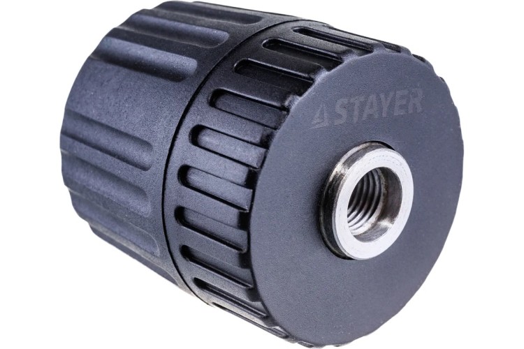 Патрон быстрозажимной для дрели STAYER MASTER 10 мм, посадочная резьба 3/8", д 0,8-10мм, пластик 29052-10-3/8 - изображение 2
