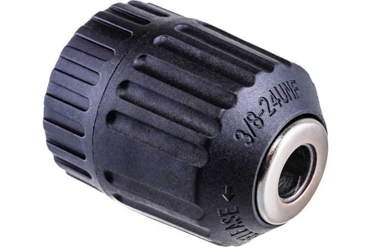 Патрон быстрозажимной для дрели STAYER MASTER 10 мм, посадочная резьба 3/8", д 0,8-10мм, пластик 29052-10-3/8