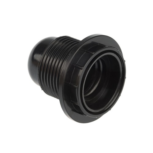 Патрон для лампы REXANT 11-8816 карболитовый с кольцом Е27 черный