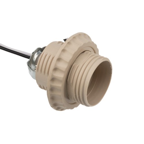 Патрон для лампы REXANT 11-8875 Е27 с проводом 20 см бело-бежевый