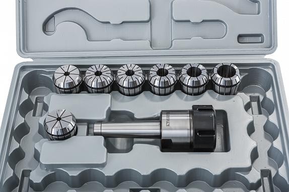 Патрон для зажимных цанг с цангами JET JE50000180 MK-3, D-6,8,10,12,16,20,25 мм, 50000180 - изображение 2