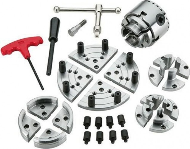 Патрон JET CK-2.75Z/S1 70 мм 4-х кулачковый, по дереву в наборе 59500108