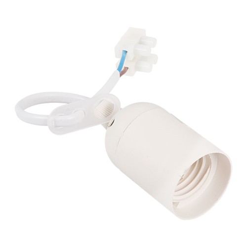 Патрон подвесной REXANT 11-8801 с клеммной колодкой Е27 белый