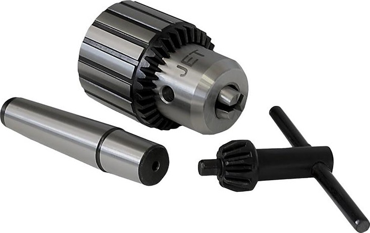 Патрон с зубчатым венцом JET JE708343K 13мм, с конусным хвостовиком МК-2 JE708343K