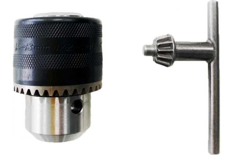 Патрон сверлильный Kranz KR-92-0500 с ключом для сверл 1,5-13,0мм - изображение 5