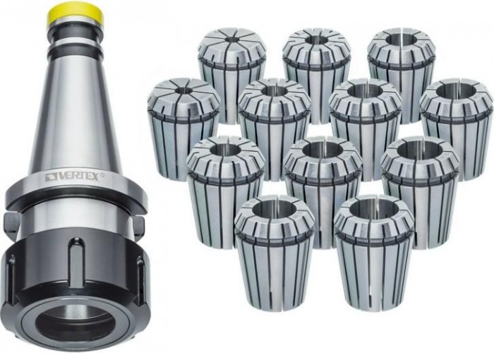 Патрон цанговый JET JE59500026 ISO30/ER32 с набором из 12 цанг (3-20 мм) 59500026