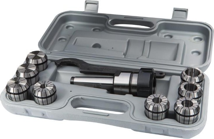 Патрон цанговый JET JE59500025 МК-3/ER40 с набором из 8 цанг 3-26 мм 59500025 - изображение 3