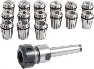 Патрон цанговый Optimum MK2/M10/ER25 с комплектом цанг 15 шт.1 - 16 мм 3352052