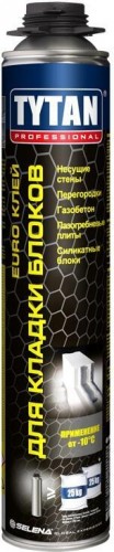 Пена-клей Tytan GUN для кладки (870мл) тов-213055