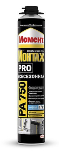 Пена МОМЕНТ Монтаж PRO PA750 профессиональная (0,75 л) всесезонная 3003350 Б0017718