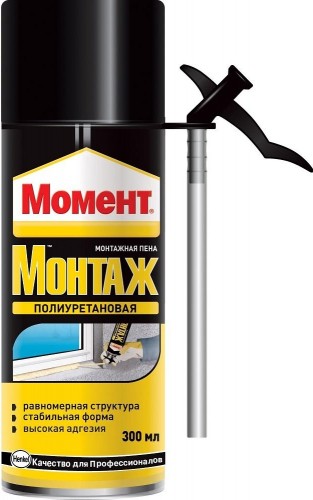 Пена МОМЕНТ Монтаж стандарт (0,3 л) 3003642 Б0002713