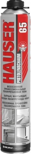 Пена монтажная Hauser 65 профессиональная, всесезонная, (0,74 л.) 11082 тов-214276
