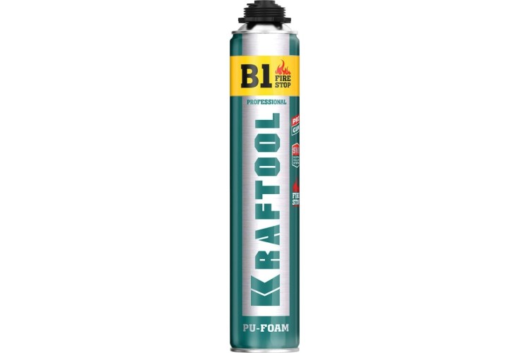 Пена монтажная KRAFTOOL FIRE STOP B1 SVS огнестойкая 41186_z01