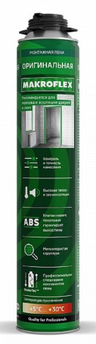 Пена монтажная МАКРОФЛЕКС оригинальная ПРО, (0,75 л) 3003344 Б0048517 - изображение 2