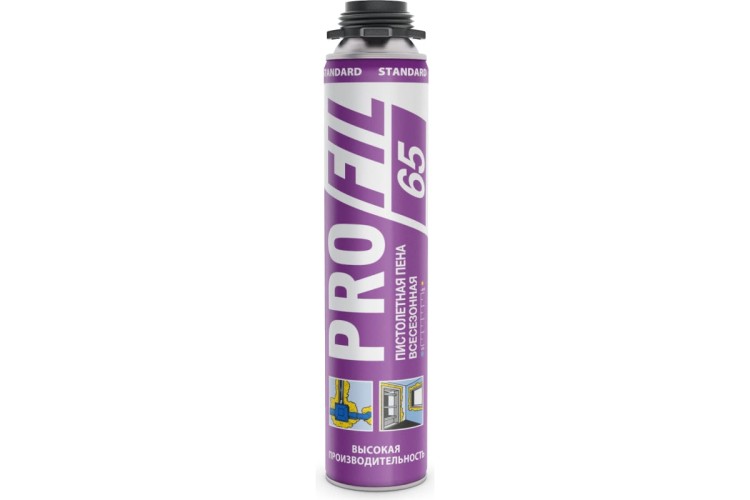 Пена монтажная Profil 65 Standart профессиональная всесезонная (720 мл) 199019