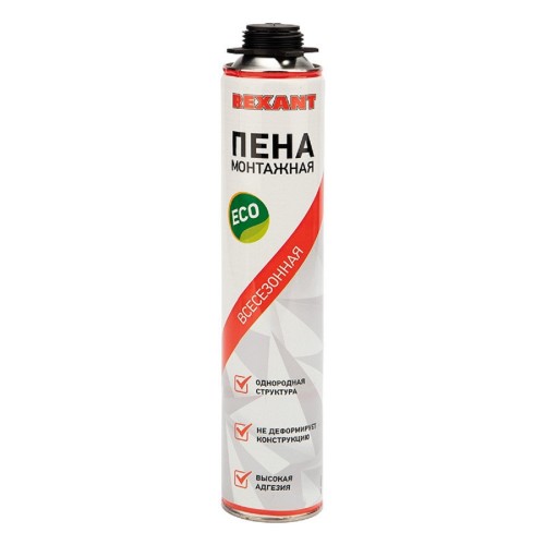 Пена монтажная REXANT 89-0903 всесезонная для пистолета 40 л ECO