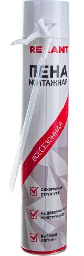 Пена монтажная REXANT 89-0905 всесезонная с трубочкой 50 л