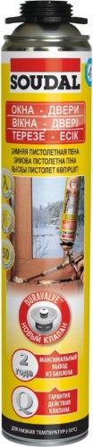 Пена монтажная SOUDAL профессиональная, всесезонная (750 мл.) 115003 115003