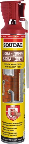 Пена монтажная SOUDAL с аппликатором GENIUS GUN (750 мл) 131132 131132