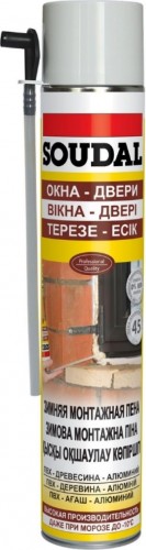 Пена монтажная SOUDAL стандарт, всесезонная (750 мл.) 107557 107557