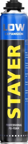Пена монтажная STAYER LOW EXPANSION профессиальная, всесезонная (0,75 л.) 41136