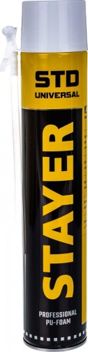 Пена монтажная STAYER STD стандарт, всесезонная (0,75 л.) 41133