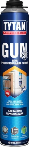 Пена монтажная Tytan GUN профессиональная, всесезонная (750мл) тов-203237