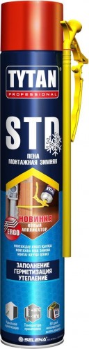 Пена монтажная Tytan STD ЭРГО стандарт,  всесезонная (750мл) тов-213553