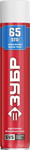 Пена монтажная ЗУБР STD 65 стандарт, всесезонная (750 мл) 41144