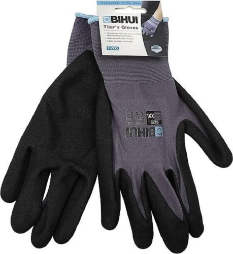 Перчатки BIHUI TGDXXL строительные с латексным покрытием, размер 11(xxl)