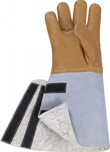Перчатки кожаные комбинированные Delta Plus CRYOG размер 10 CRYOG10 - изображение 3