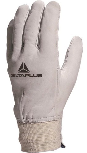 Перчатки кожаные комбинированные Delta Plus GFBLE10 с защитой запястья, р. 10