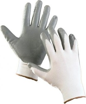 Перчатки нейлоновые  - "АГАРРО" с нитриловым покрытием 3813-NNI-KS