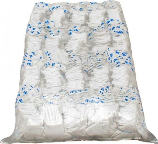 Перчатки нейлоновые - "Комфорт" 15 класс 4 нити с ПВХ черные (300пар) 563-663